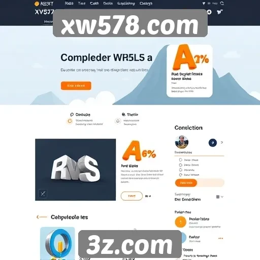 Análise da interface do site xw578.com